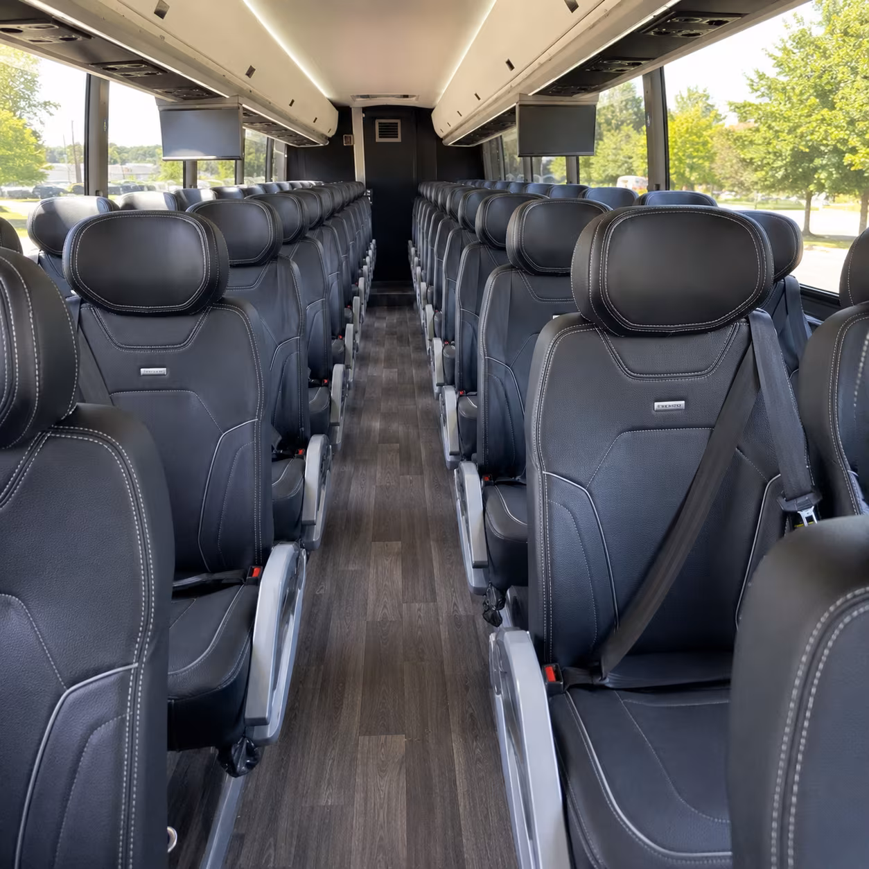 charter buses for university department and graduate program field excursions