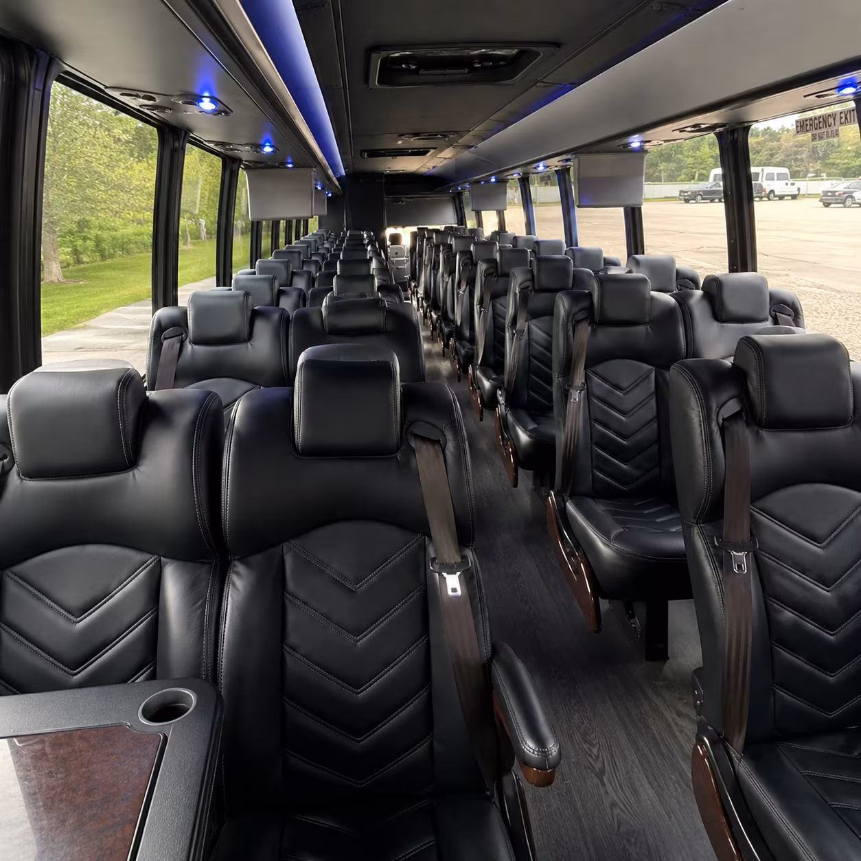 pullman concert transportation onboard seating