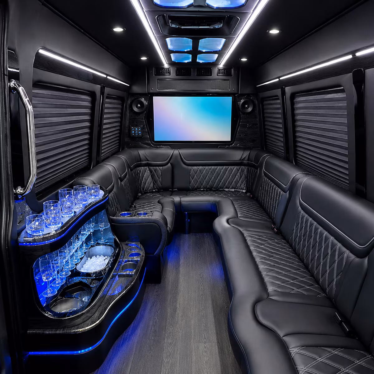pullman quincea n era sweet 16 party bus rental