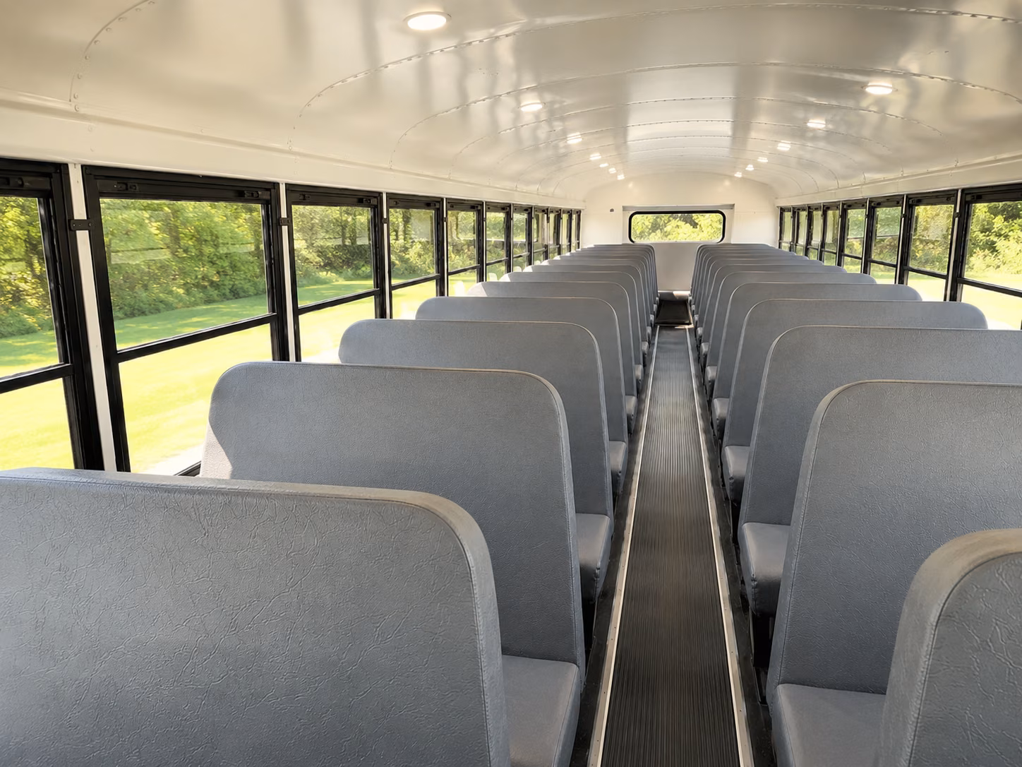 pullman school bus interior