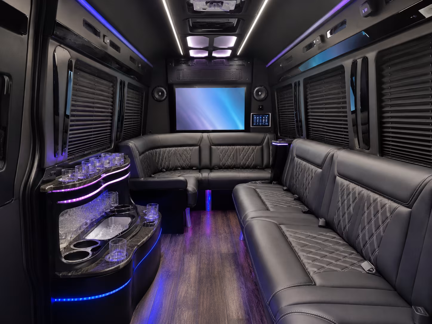 pullman sprinter limousine interior