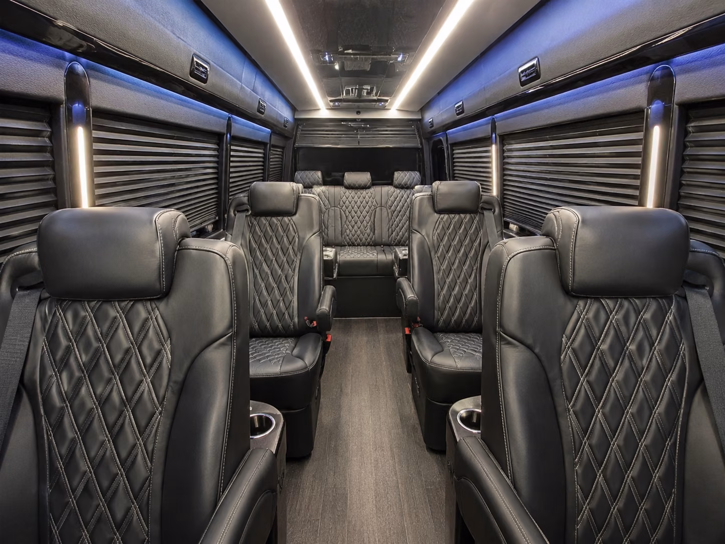 pullman sprinter van with driver interior